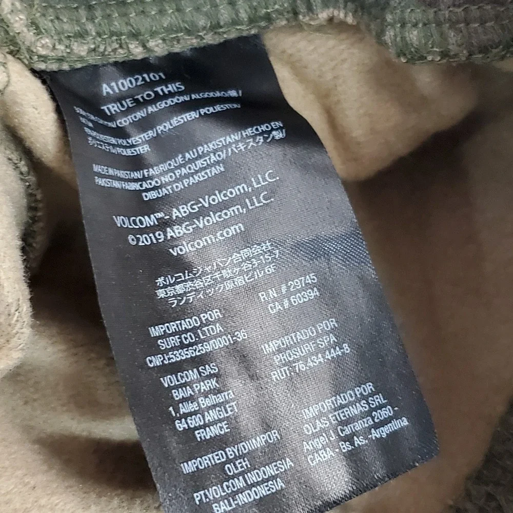 Volcom domestic orders
